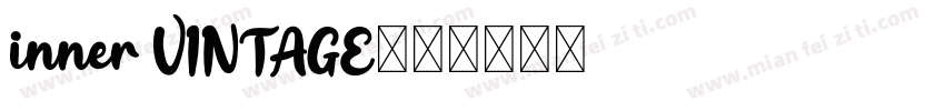 inner VINTAGE字体转换